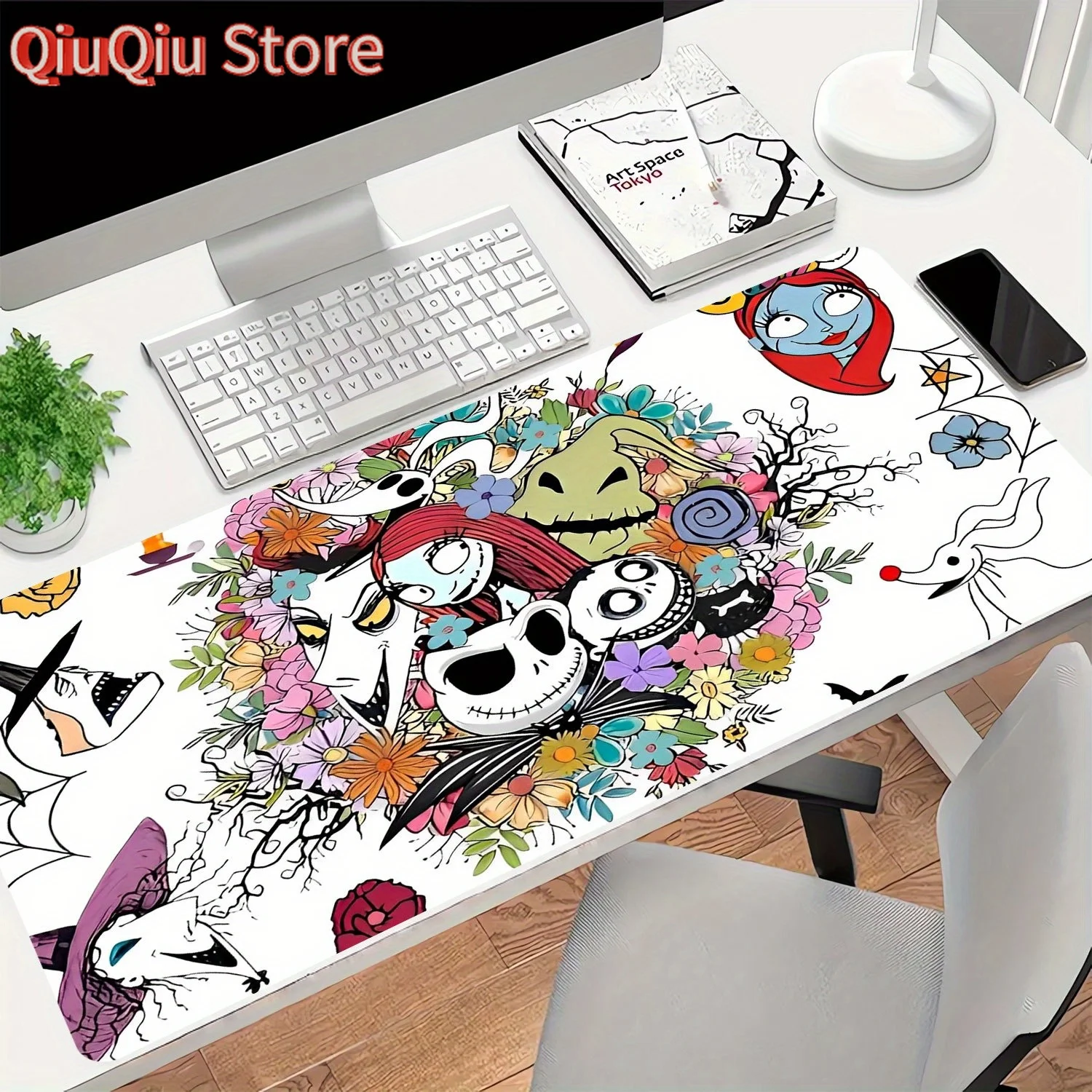 

[Authorized] 1pc Mouse Pads Disney The Nightmare Before Christmas Multi-Functional Table Mats, Non-Slip Keyboard Mats, Holiday G