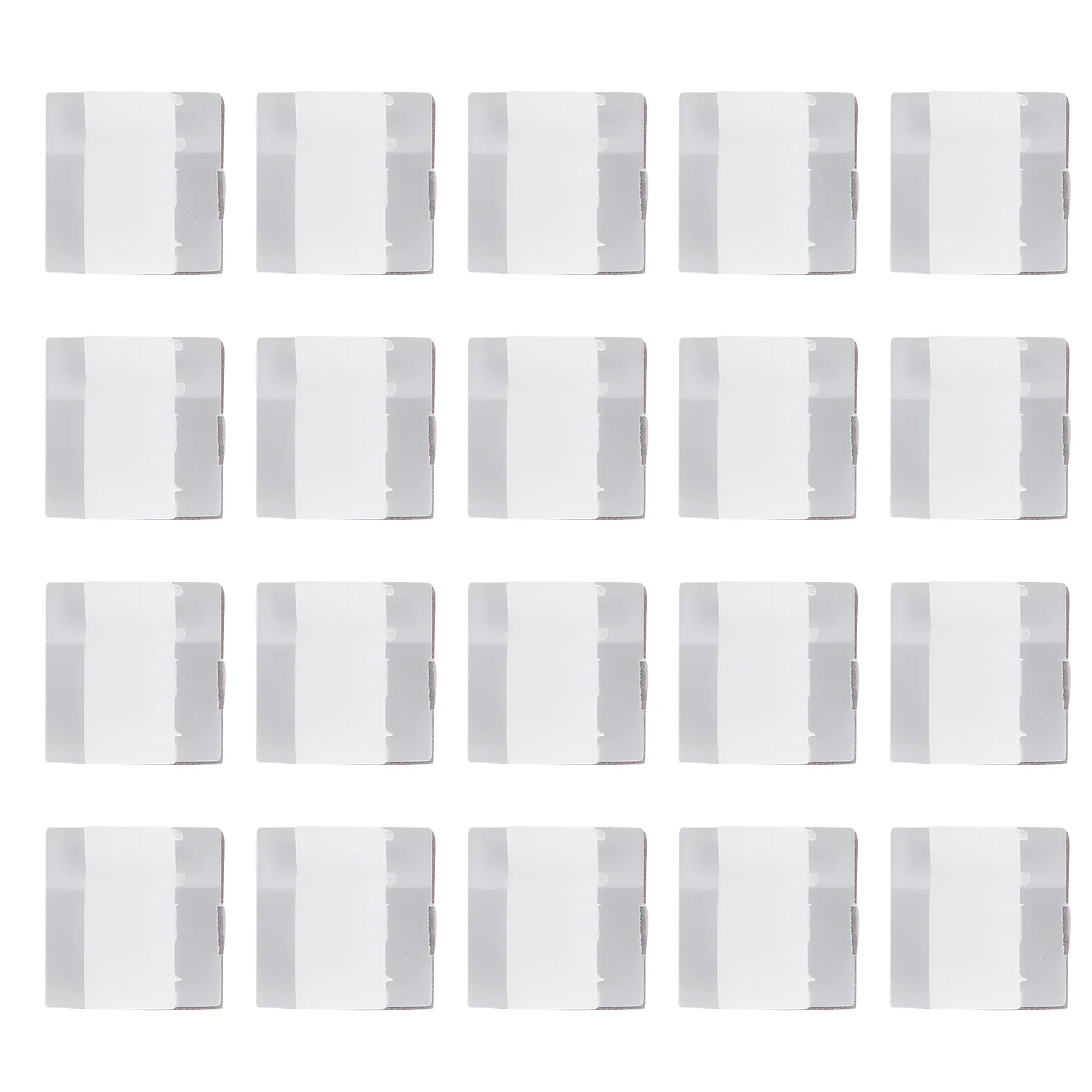 

100Pcs Self Adhesive Mini Cable Clips Wire Cord Holders for Home Office Car Light Decoration Organizer Mini Cable Clips