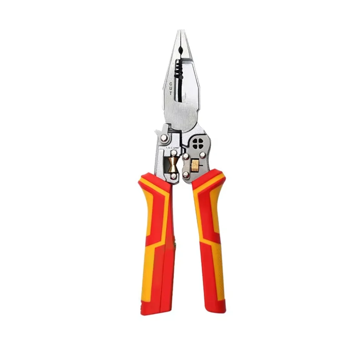 2025+ Multi-Function Wire Stripper Electricians Voltage Testing Cable Cutting Scissors Crimping Pliers