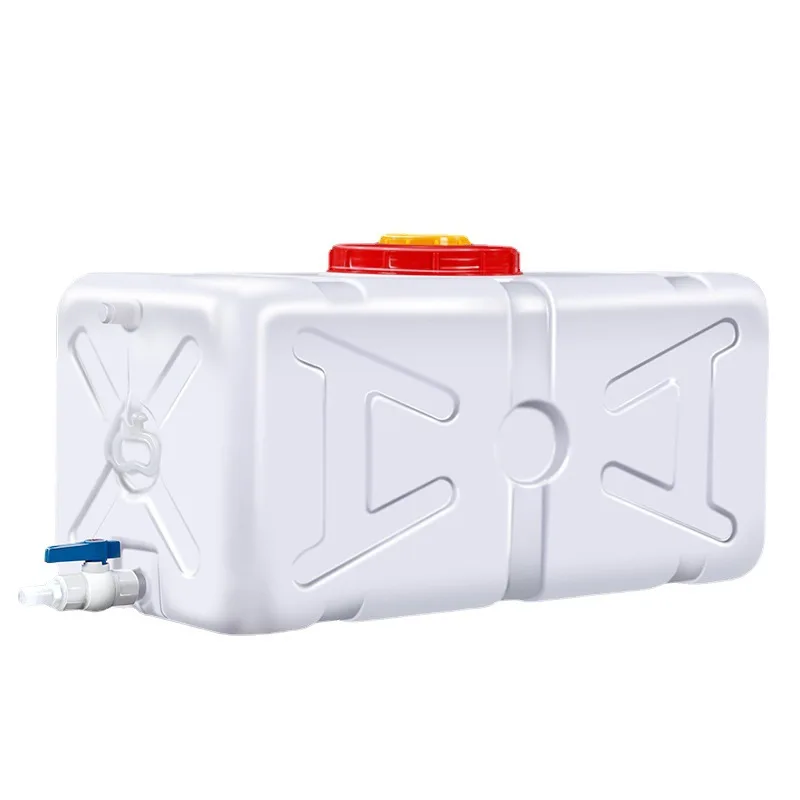 160L RV  Household Thickened  Water Tank Plastic Bucket Horizontal Rectangular Water Storage Tower Vehicle Mounted Water Weservo