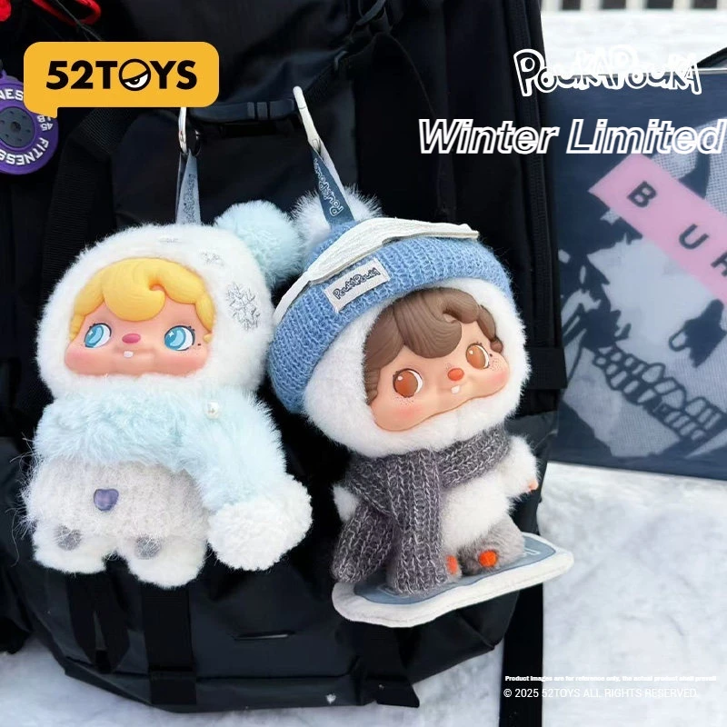 

【Winter Limited】52TOYS POUKAPOUKA Winter Series Blind Box Let'S Ski Together And Snow Baby Vinyl Plush Pendant Christmas Gifts