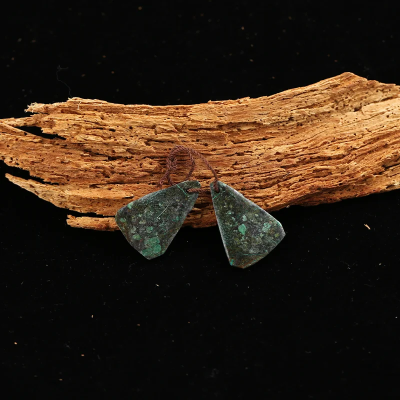 

B&F African Turquoise Earring Beads for Jewelry Making, Handmade Natural stones beads, Stones for jewelry Making Supplies