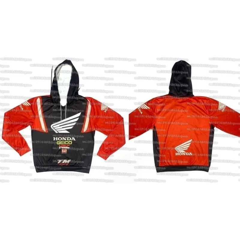 

Honda Casual Fashion Hoodie American Street Cool Couple Clothing 3D Thin Design Men Women Autumn Sports Long Sleeved Sweatshirt