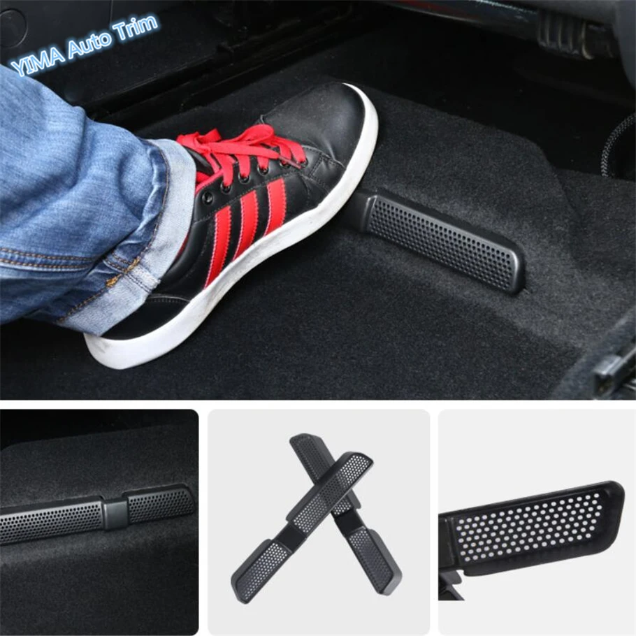 For Volkswagen VW Tiguan / Taos 2016 - 2022 Seat Below Air Conditioning AC Vent Outlet Cover Trim Modification Car Accessories