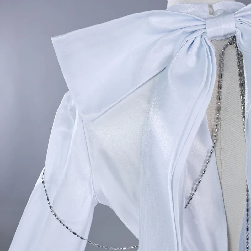 Luka Cosplay disfraz Anime Alien trajes de escenario peluca sintética de pelo corto amarillo claro