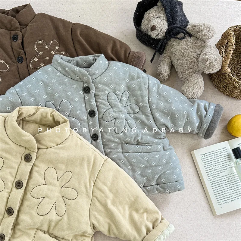 

2025 Children's Clothing Children's Winter Clothing Thickened Cotton-padded Clothing Winter Jacket Cotton