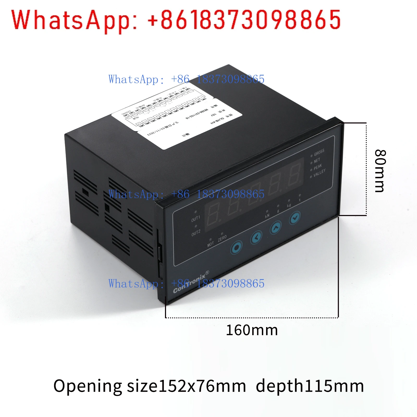 Load Cell Sensor Indicator Display Amplifier Transmitter Input 0.8-2.5mV/V AC100-240V