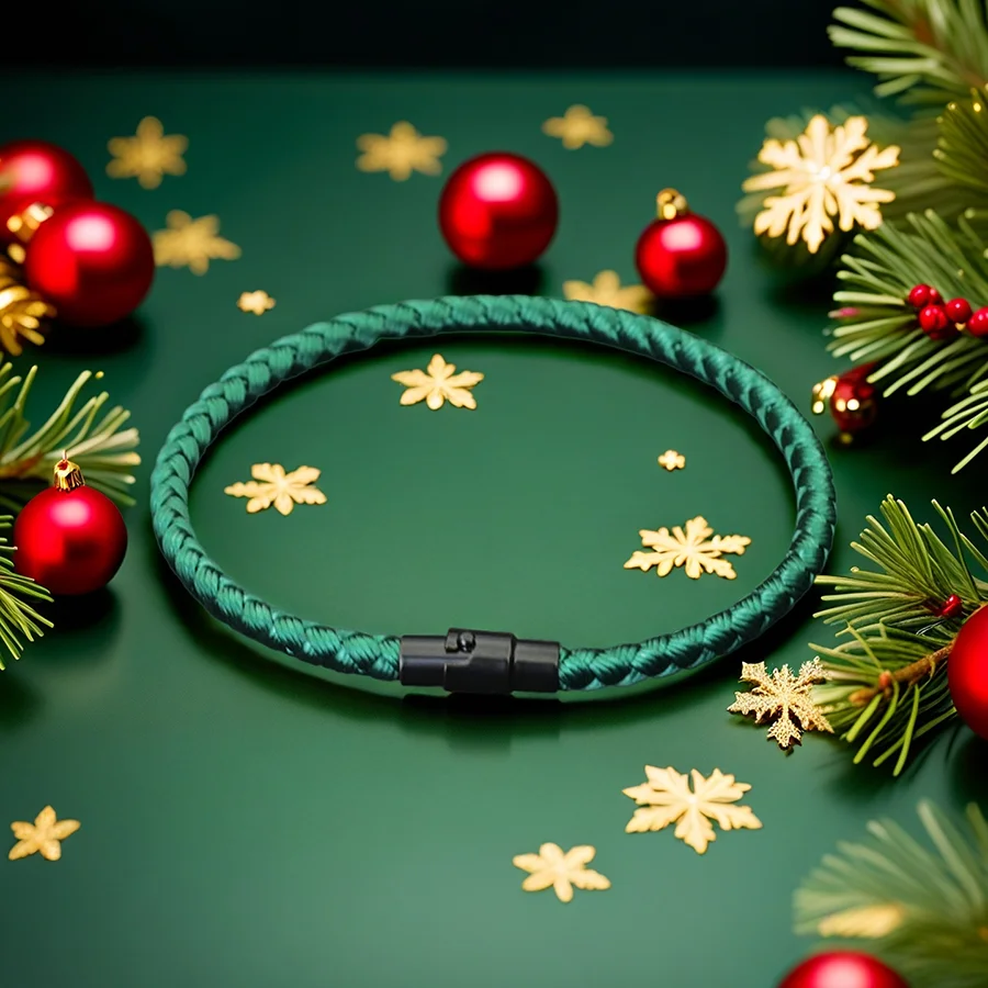 Noter New Christmas String Bracelet Men Women 6 Colors And 4 Sizes Good Luck 4mm Cord Chain Braslet Perfect Gift For Lovers