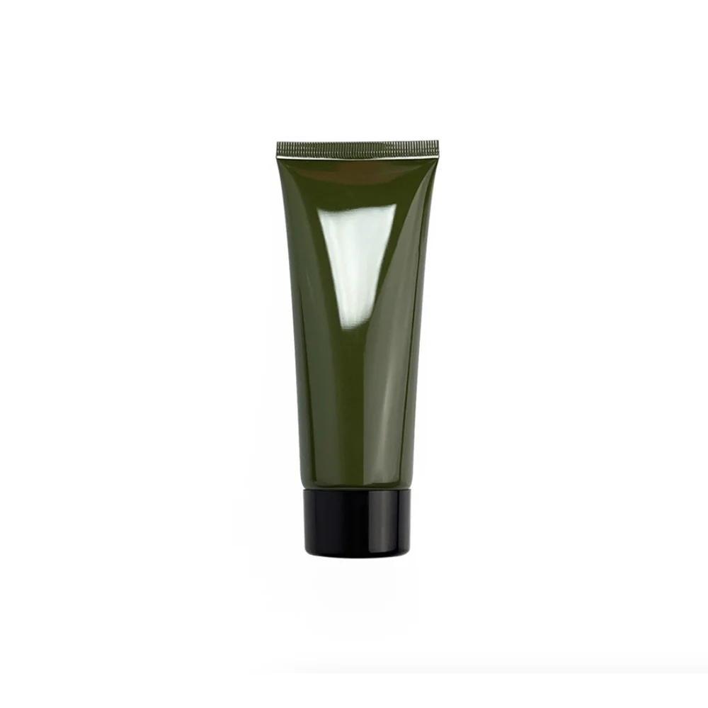 

100 мл 100 г темно-оливково-зеленый мягкий тюбик пустой пластиковый сжимаемый флакон косметический крем лосьон для тела дорожный многоразовый контейнер