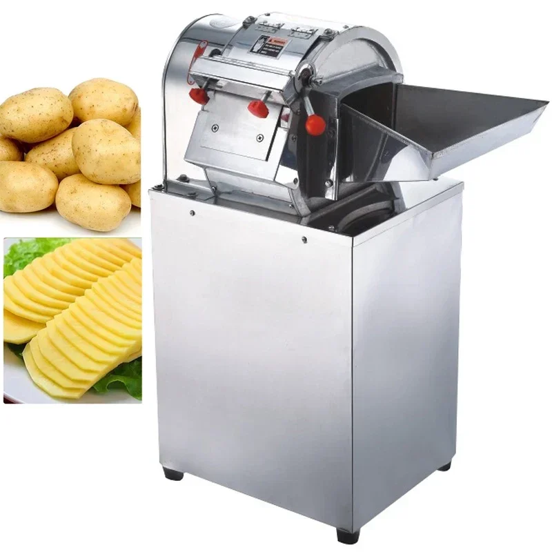 

Vegetable Cutter Automatic Multifunctional Stainless Steel Potato Carrot Melon Meat Slicing Shred Commercial Household Shredder