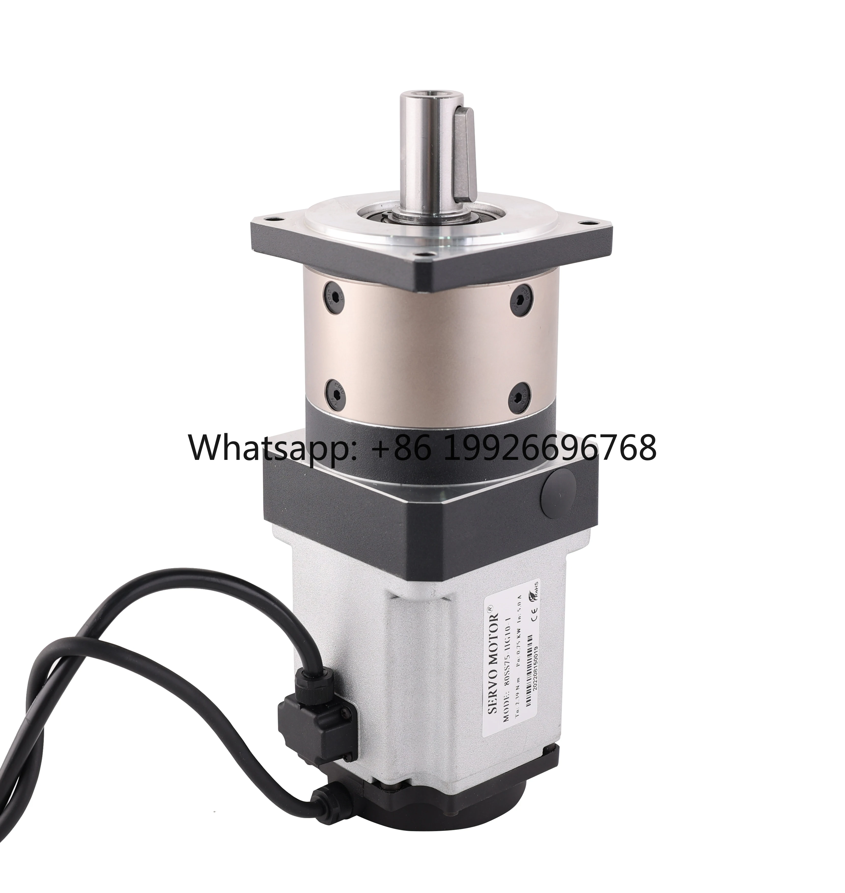 

Hanpsoe 5.0A 2. 39N.m 80SS75-HG10-1 Ac Servo Motor Gear High Performance Planetary Reduce Packing Machine 750W Gearbox