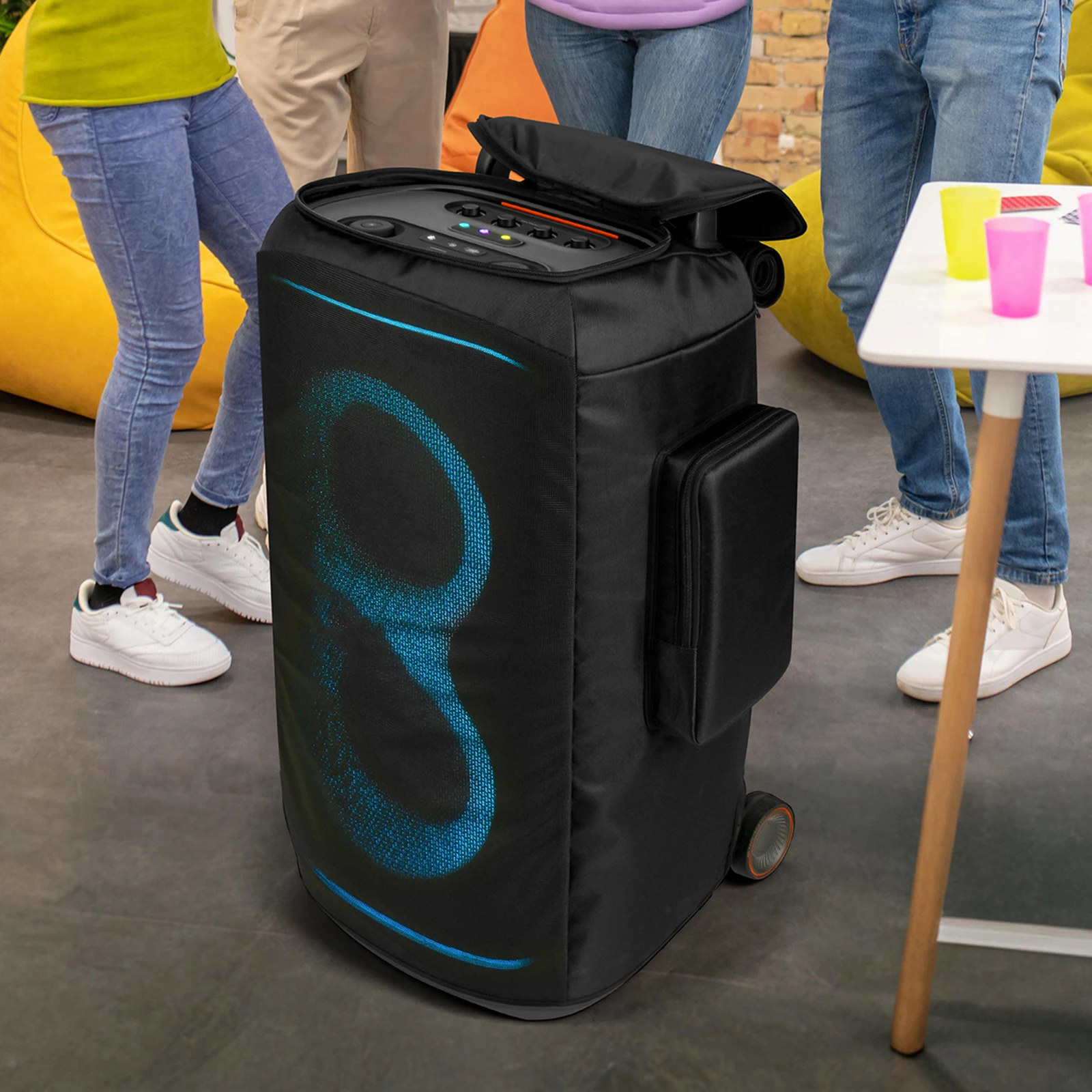 

Чехол для переноски динамика JBL PartyBox 520, износостойкий пылезащитный чехол для динамика, сетчатый защитный чехол для динамика, аксессуары для динамиков