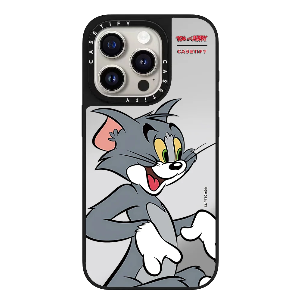 CASETiFY Co-bran Tom and Jerry  Cute Cartoon Series Phone Case for iPhone16 17 15 14 13 Pro Max Air Plus magnetic Protect Cover view 4