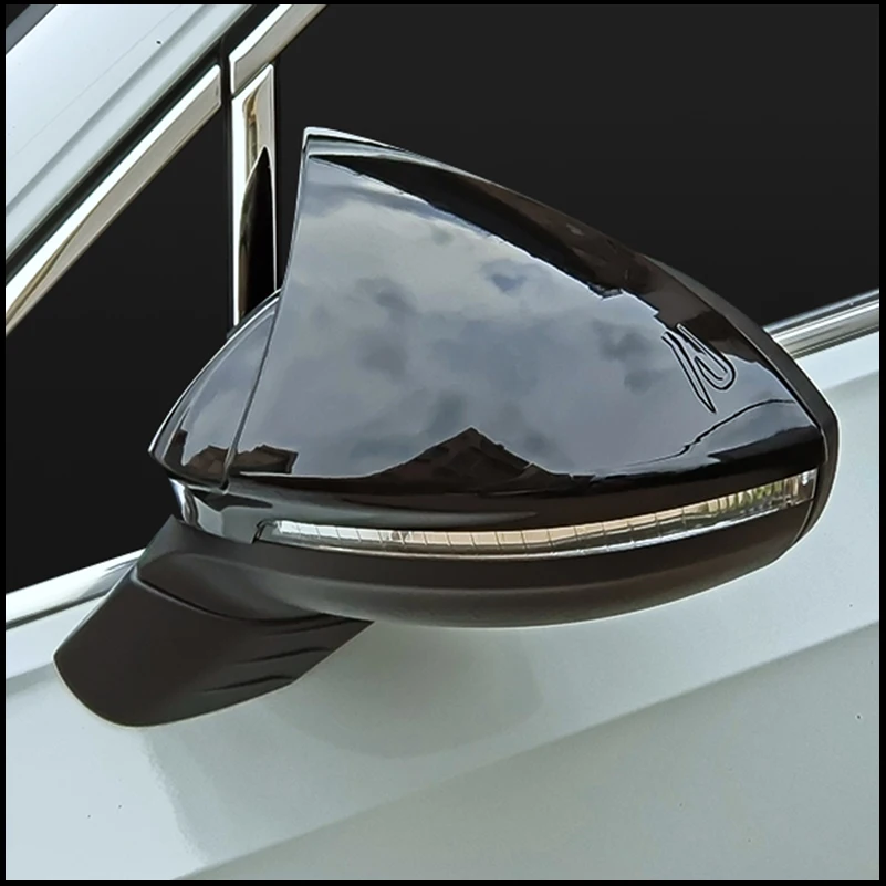 

For Volkswagen VW Golf 8 MK8 VIII GTI R GTE GTD 2020 2021 Side Wing Rearview Mirror Cover Sticker Trim Car Styling Accessories