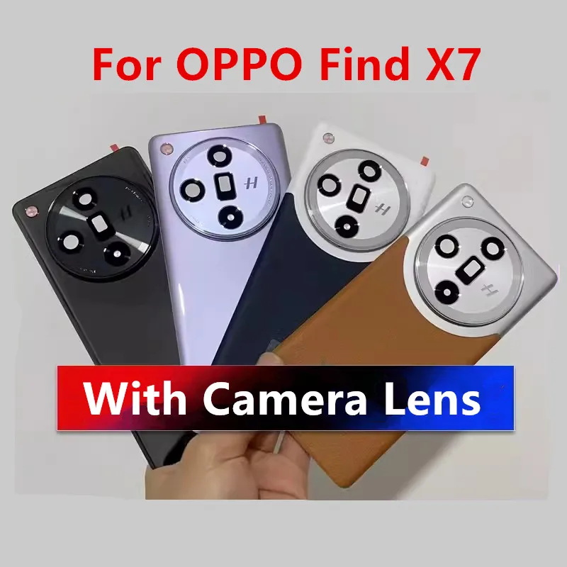 

X 7 Housing For OPPO Find X7 6.78" Battery Back Cover Repair Replace Door Phone Rear Case + Camera Lens