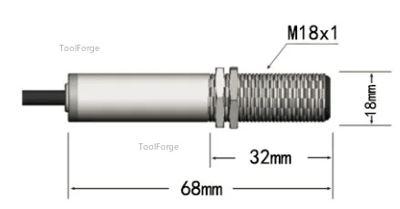 الصناعية الثابتة عدم الاتصال على الانترنت ميزان الحرارة بالأشعة تحت الحمراء استشعار درجة الحرارة التحقيق 4-20mA