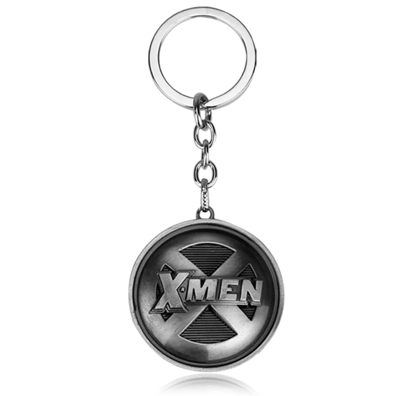 Disney Marvel X-Men Wolverine Keychain Metal Keyring Fashion Gift Creative Jewelry Couple Car Key Chain Student Backpack Pendant