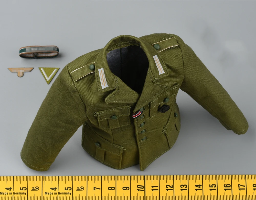 DID D80152 Scale 1/6 WWII Series North African Army Infantry War Battle Uniform With Medals Coat Accessories For 12inch Figures