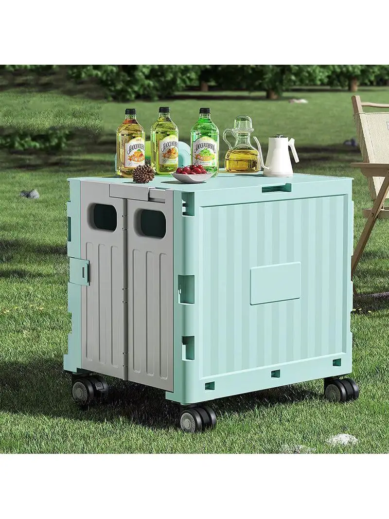 portable-shopping-cart-vegetable-buying-small-trolley-foldable-home-use-camping-outdoor-picnic-multi-functional-wheelbarrow
