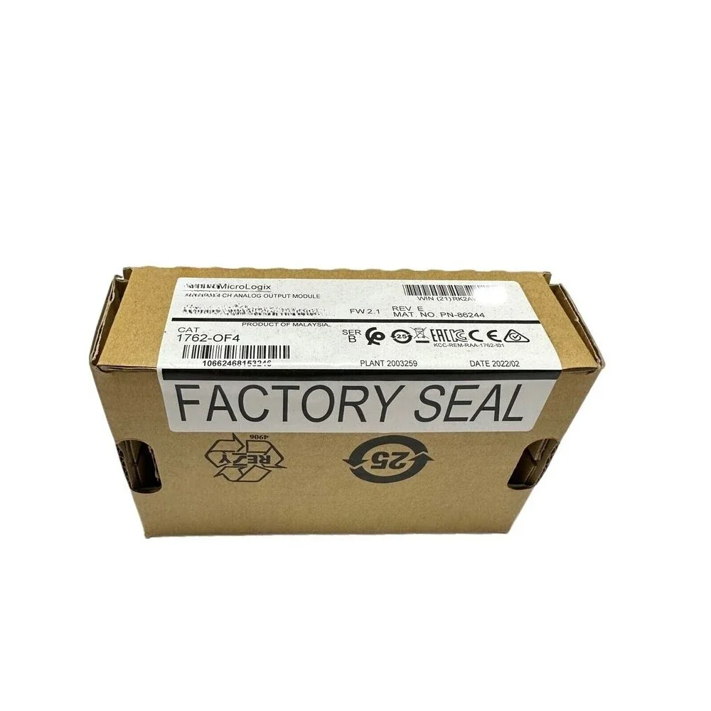 

New Factory Sealed 1762-OF4 SER/B MicroLogix Analog Output Module 1762OF4