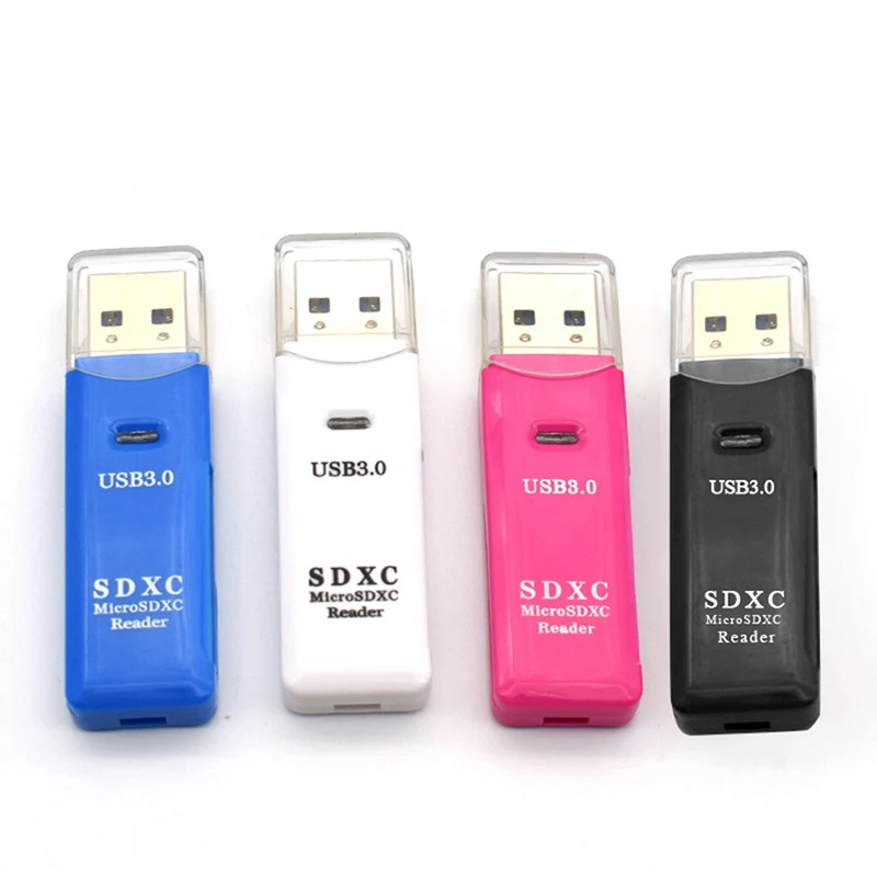 Lecteur de carte mémoire Micro SD TF USB 3.0, 2 en 1, haute vitesse, multi-cartes, adaptateur AMPA er, clé USB, accessoires pour ordinateur portable