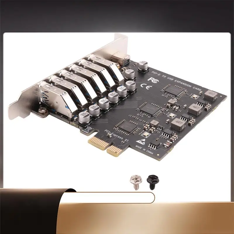 

SSU Pcie к USB 3.2 Gen 2, 8-портовый преобразователь (6X Type-A + 2X Type-C), разветвитель PCIE, чип VIA + NEC для настольного компьютера-N35R