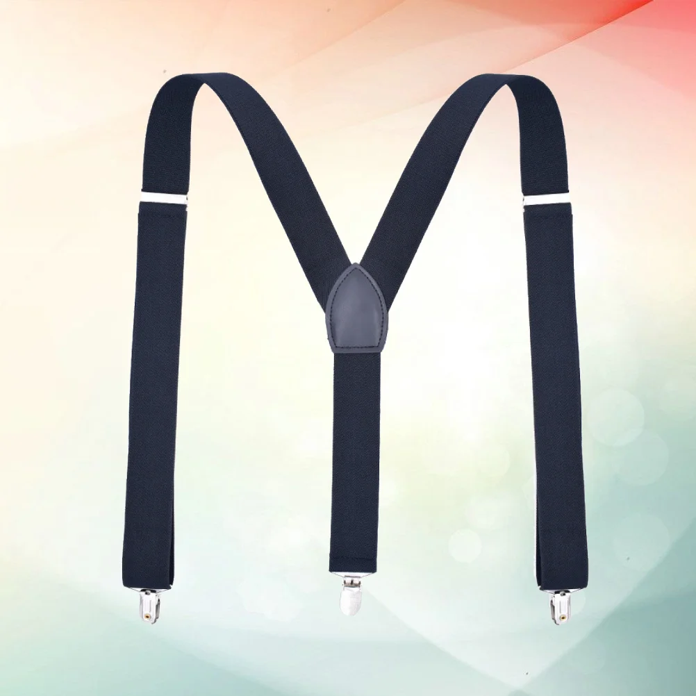 

3.5cm Monochromatic Trousers Braces Comfortable Adjustable Shoulder Straps for Men Women Pants Jeans Daily Wear Braces Suspender