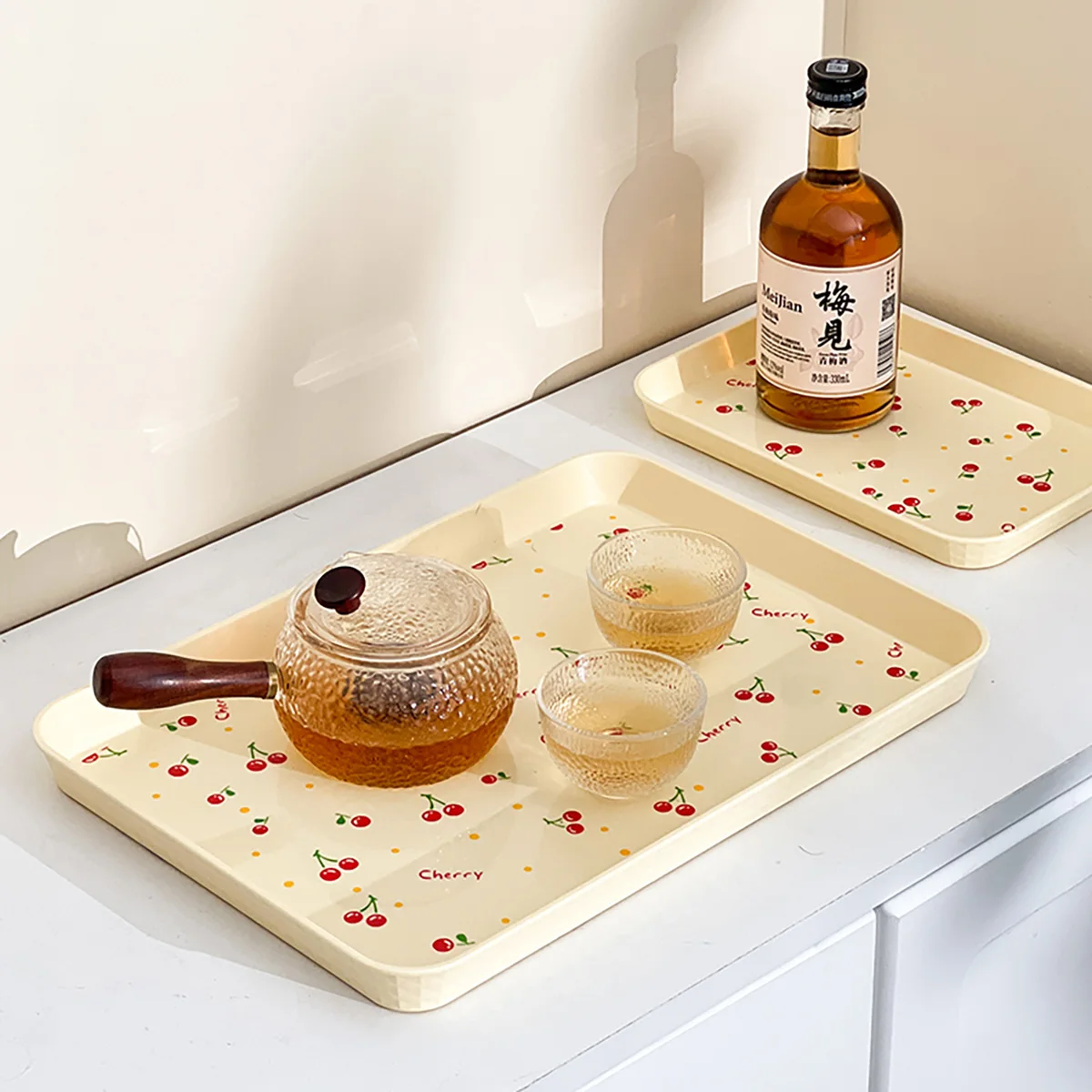 Cherry Pattern Plas… - image