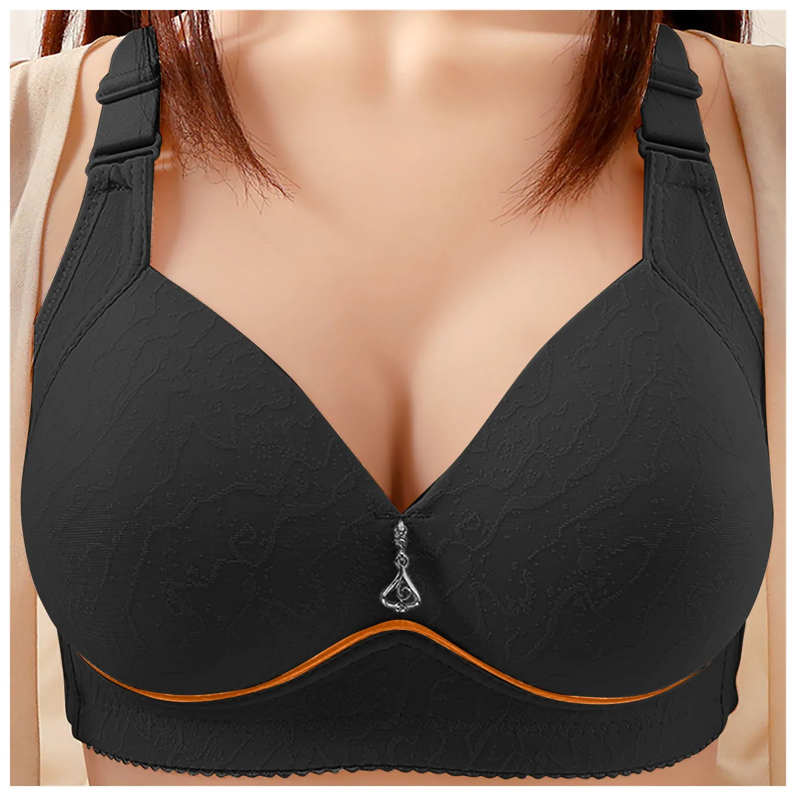 

Women Plus Size No Wire Bra Middle Age And Elderly Thin Underwear Comfort Bra Womens Workout Sports Bra