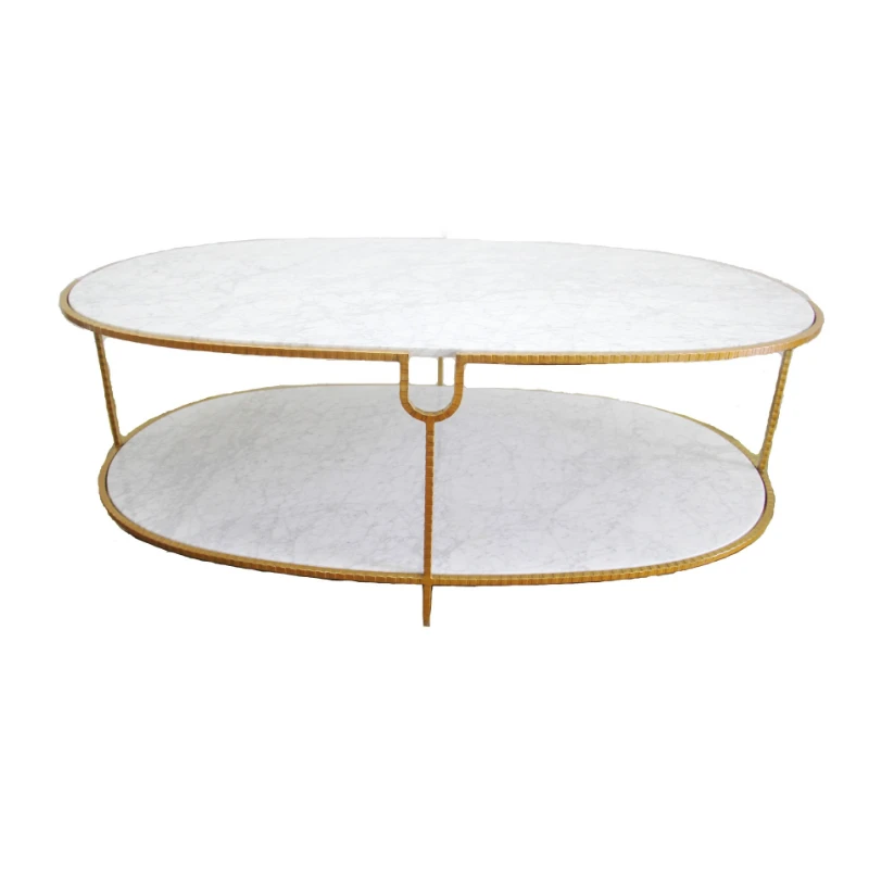 

Light luxury retro, marble coffee table, hotel light luxury coffee table