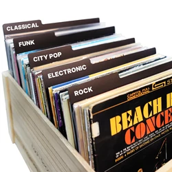 Hot Sale 5 Pcs Black Vinyl Index Tag LP Dividers File Organizer Custom Classification Card 12 Inch DIY Alphabetical Tabs