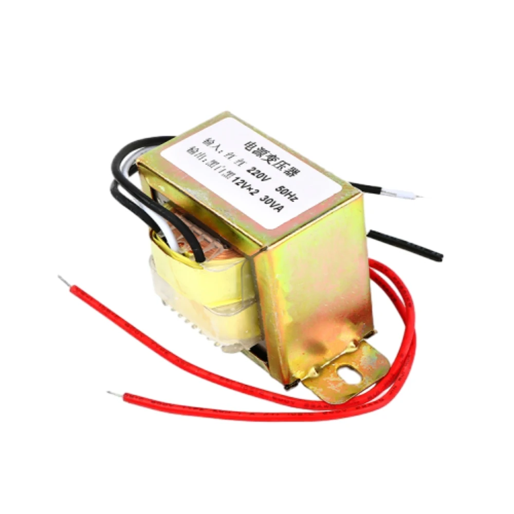 1-pc-デュアル-12v-電源トランス-ac220-に-12v-出力-30-ワットパワーアンプコンピュータスピーカー電源-50hz-変圧器モジュール