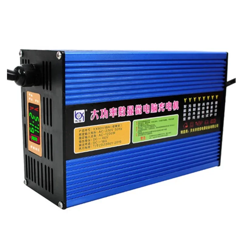 

For 60v 72v 15A AGM GEL Lead Acid Battery LCD Display for 48V 20A 18A Charger 60V 72V 15A 18A Gel battery Maintenance-free