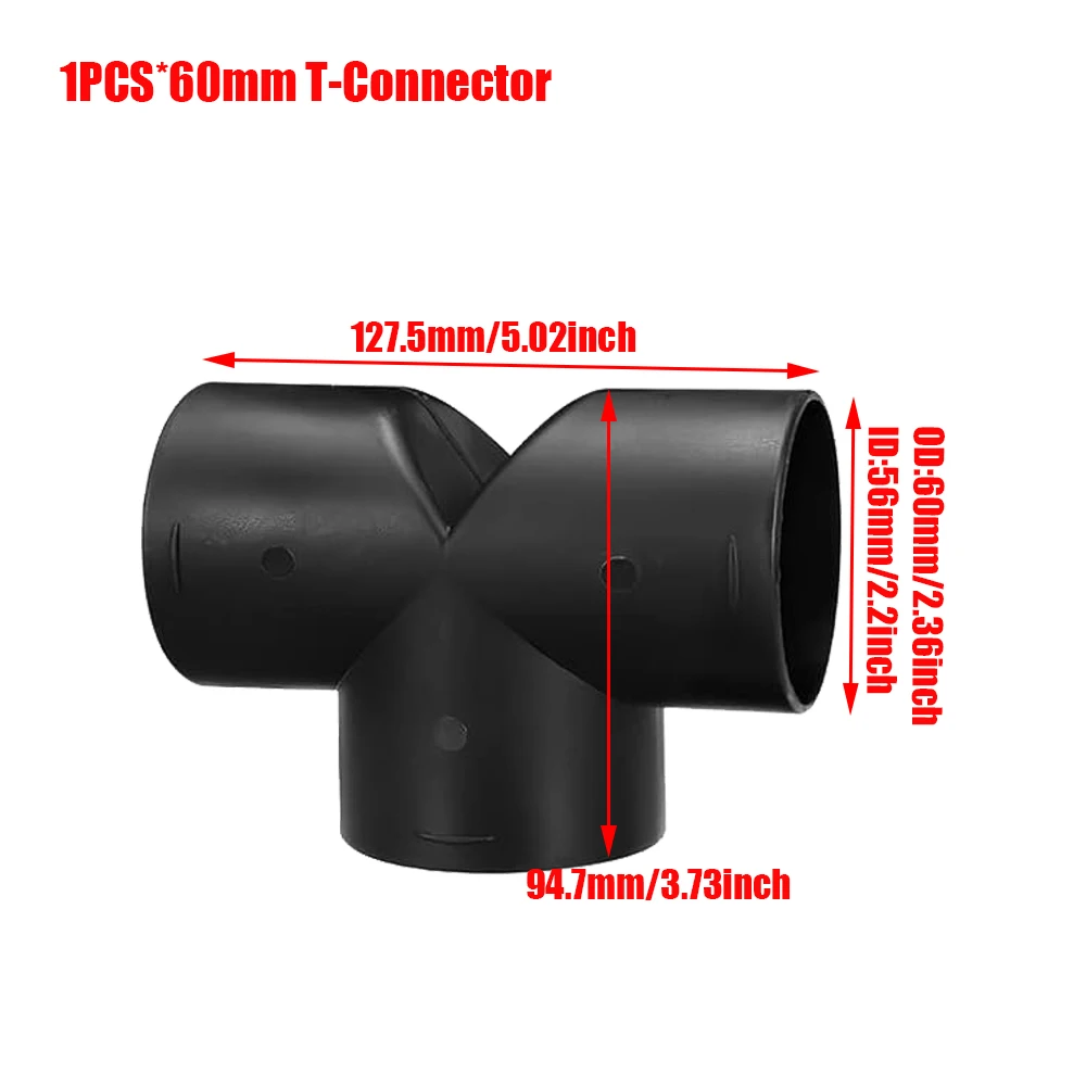 60mm Diameter 1/2M Lengte Air Diesel Heater Duct Buis Slang Uitlaat Uitlaat Joiner Connector voor Webasto Eberspaecher