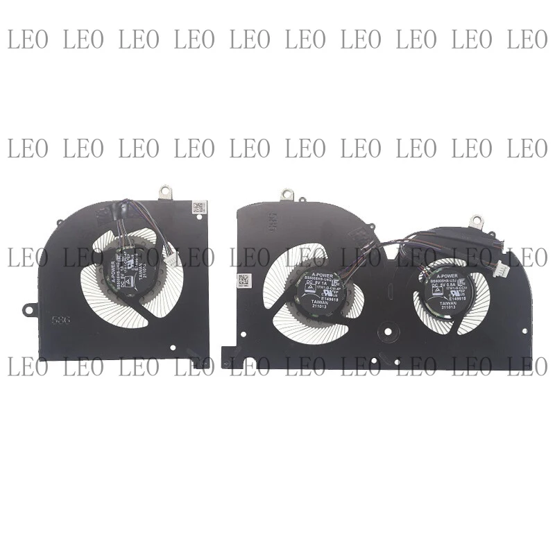 HH  Laptop CPU GPU Cooling Fan for MSI GS76 WS76 Stealth 11UH MS-17M1