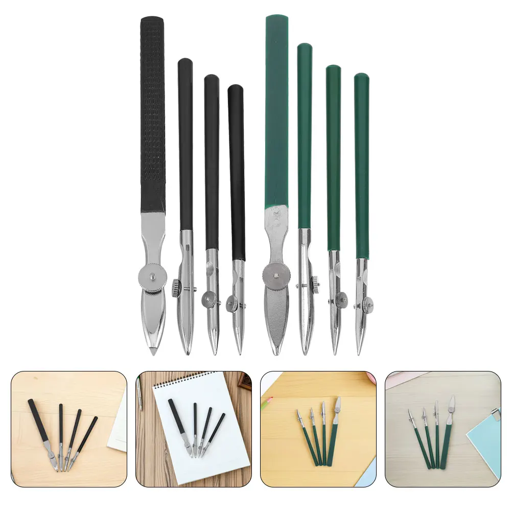 8pcs Adjustable Ruling Pen for Drawing Straight Lines Fine Line Control Art Tool for Artists Calligraphy Illustration