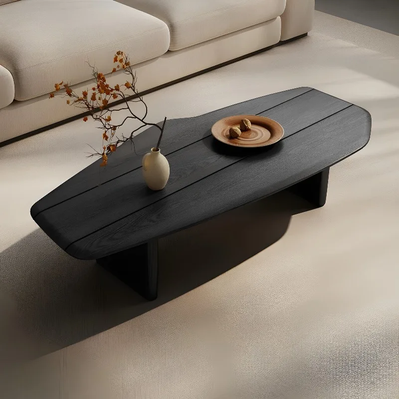 

Японские журнальные столики из цельного дерева в стиле ваби-саби, скандинавский креативный журнальный столик в центре гостиной, минималистичная мебель для дома FYCT