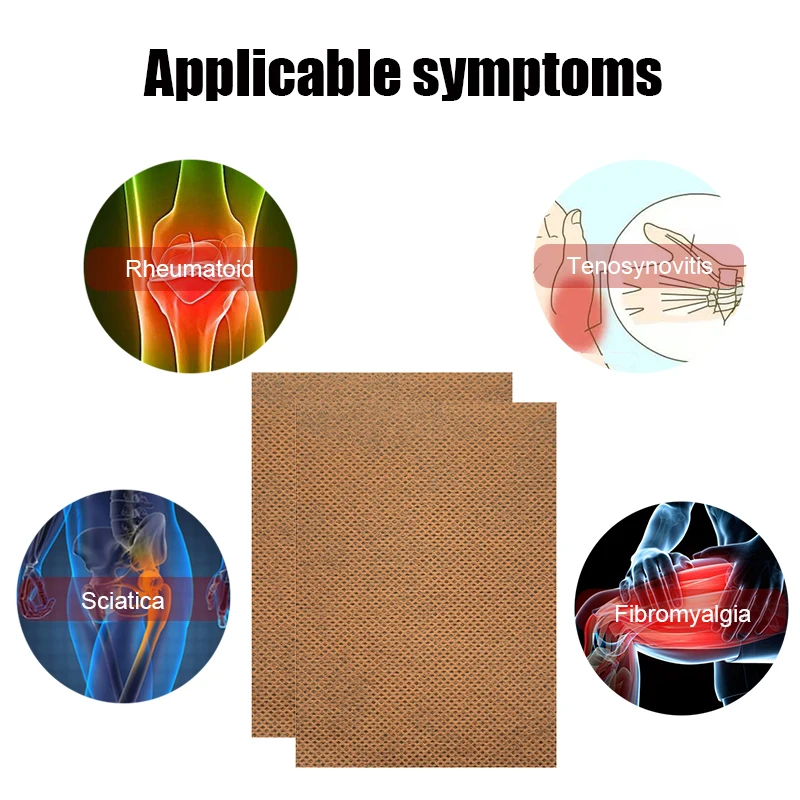 8pcs Capsicum Body Back Pain Care Patch Arthritis Rheumatoid Neuralgia Pain Relief Plaster Lumbar Back Analgesics Dressing