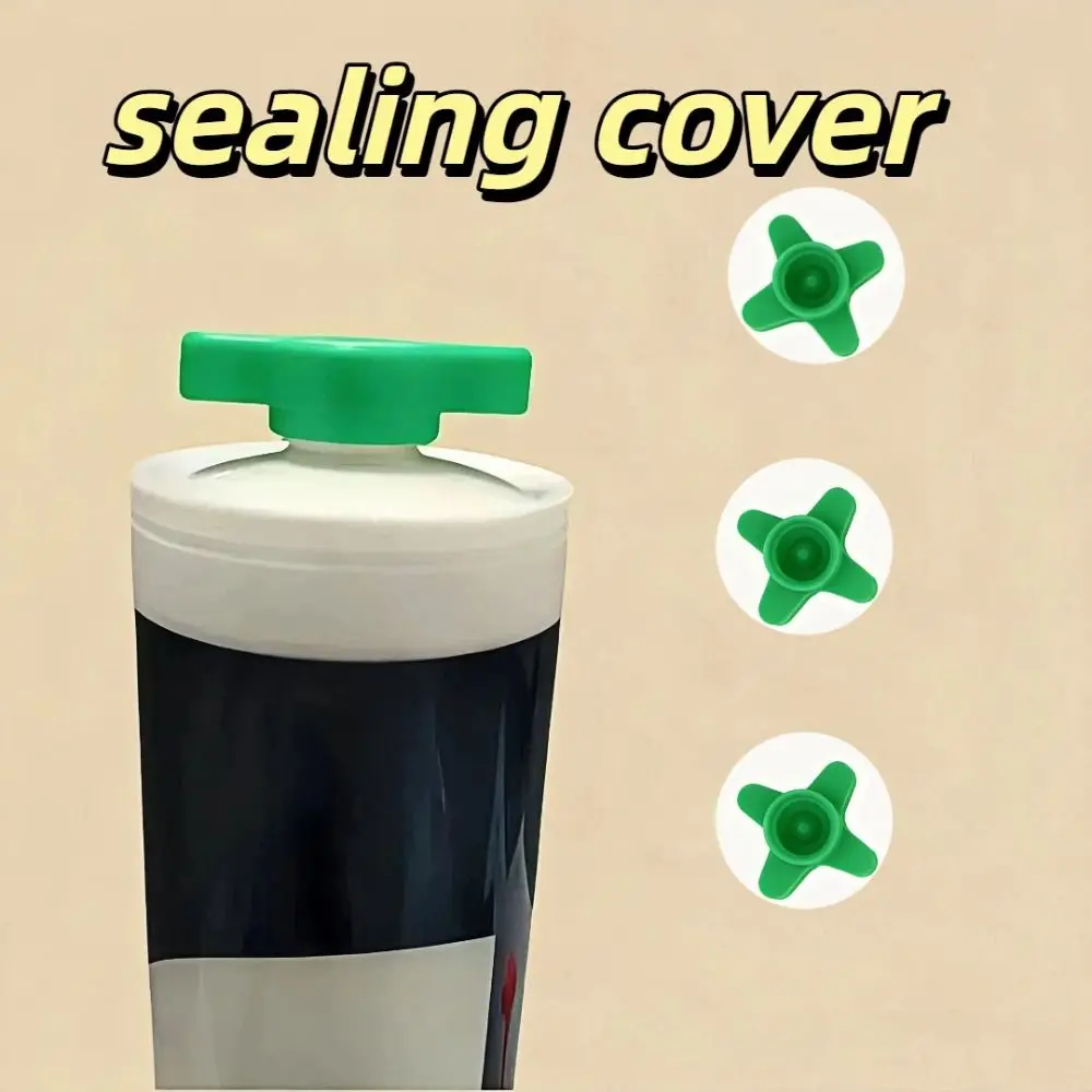 10pcs Anti-Drying Silicone Tube Cover Flexible Elastic Silicone Reusable Sealant Saver Cap Tight Seal Universal Anti-Drying Cap