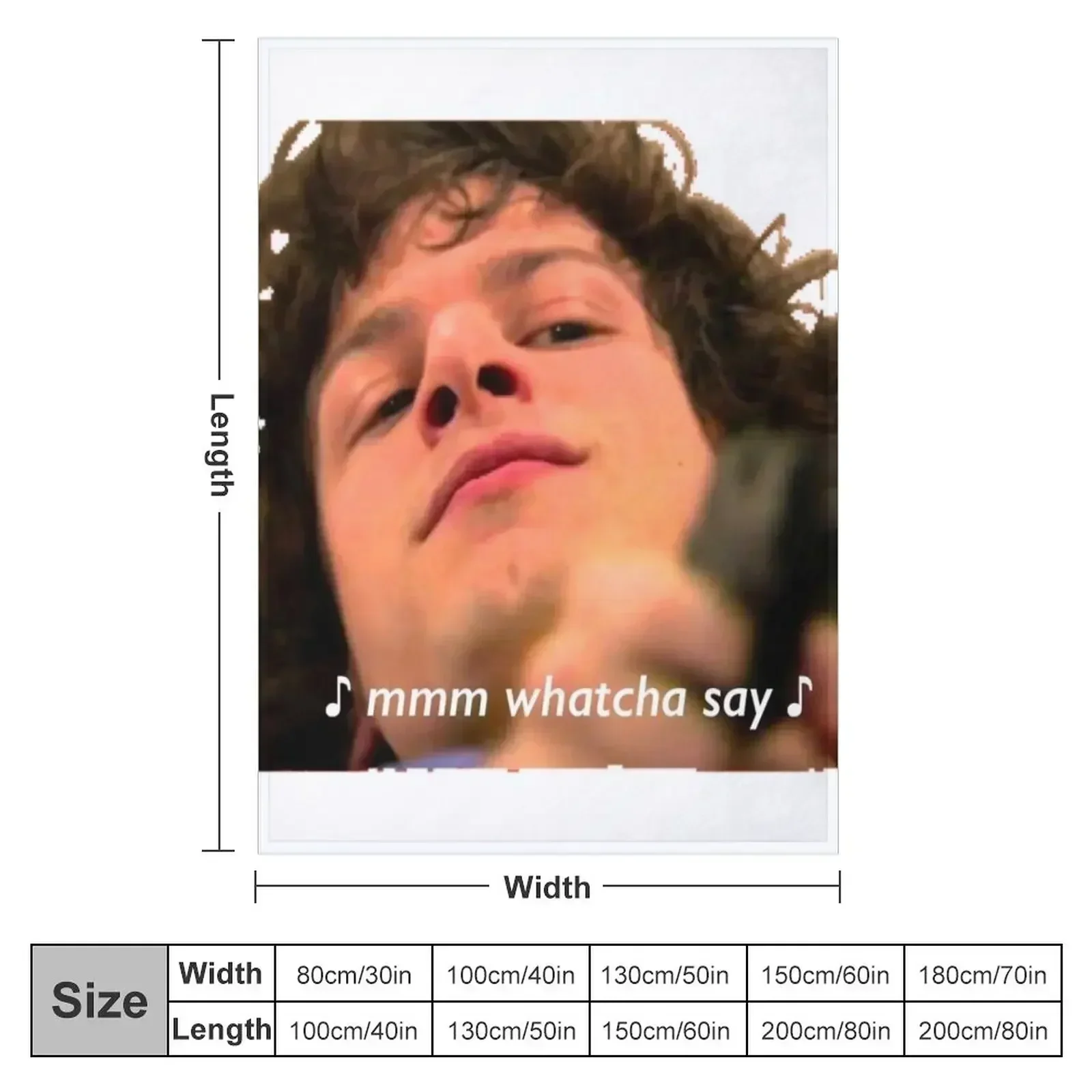 Dear Sister - Andy Samberg Throw Blanket couch cozy soft plush fuzzy picnic outdoor blanket