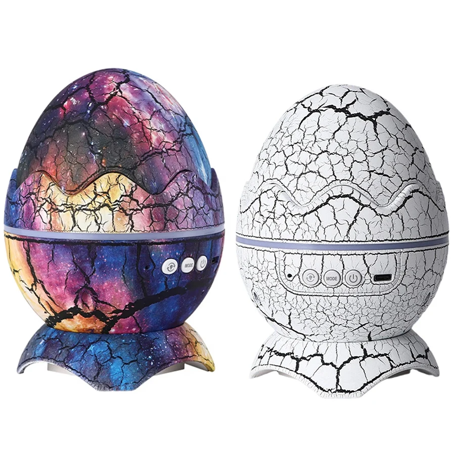 Dinosaur Egg Star Projector Night Light - Built-in Speaker, Ocean Wave Projector - Perfect for Party Ceiling Room Decor