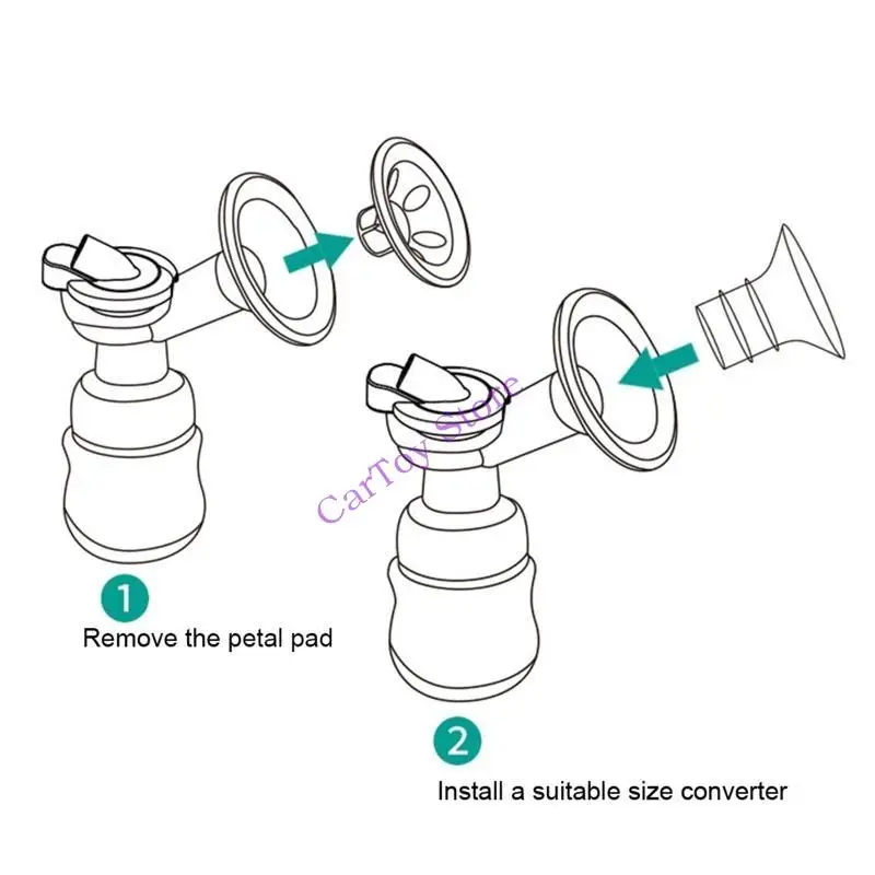 

634F 17/19/21 мм защитные силиконовые фланки для носимого преобразователя грудного насоса