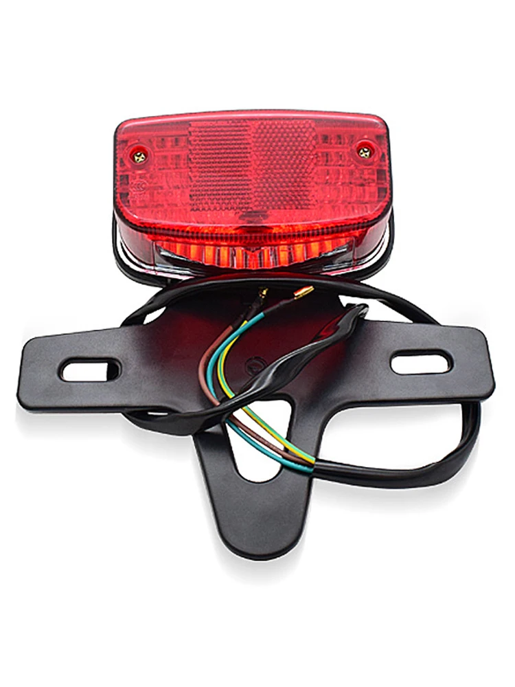 Motorcycle Tail Lamp for Honda Jialing Zongsheng JH125L ZS125GY ZS200 JH150L Dirtbike Motocross Rear Brake Stop Warning Light