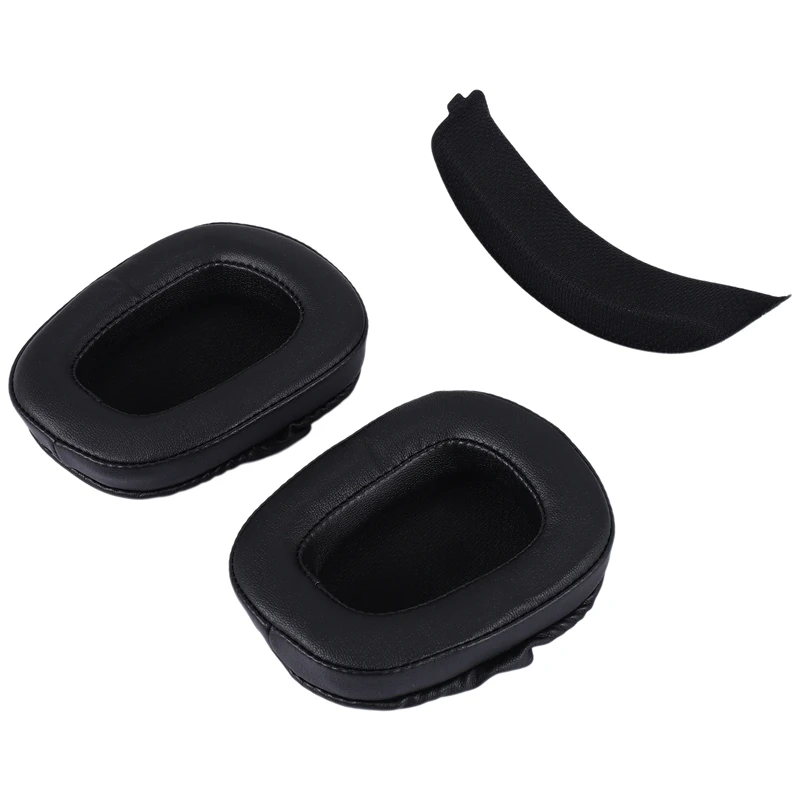 ABYC 1Pair Foam Ear Pads Cushion Leather Earpad for Logitech G933 G935 G633 / G 933 G 935 G 633 Artemis Headphones