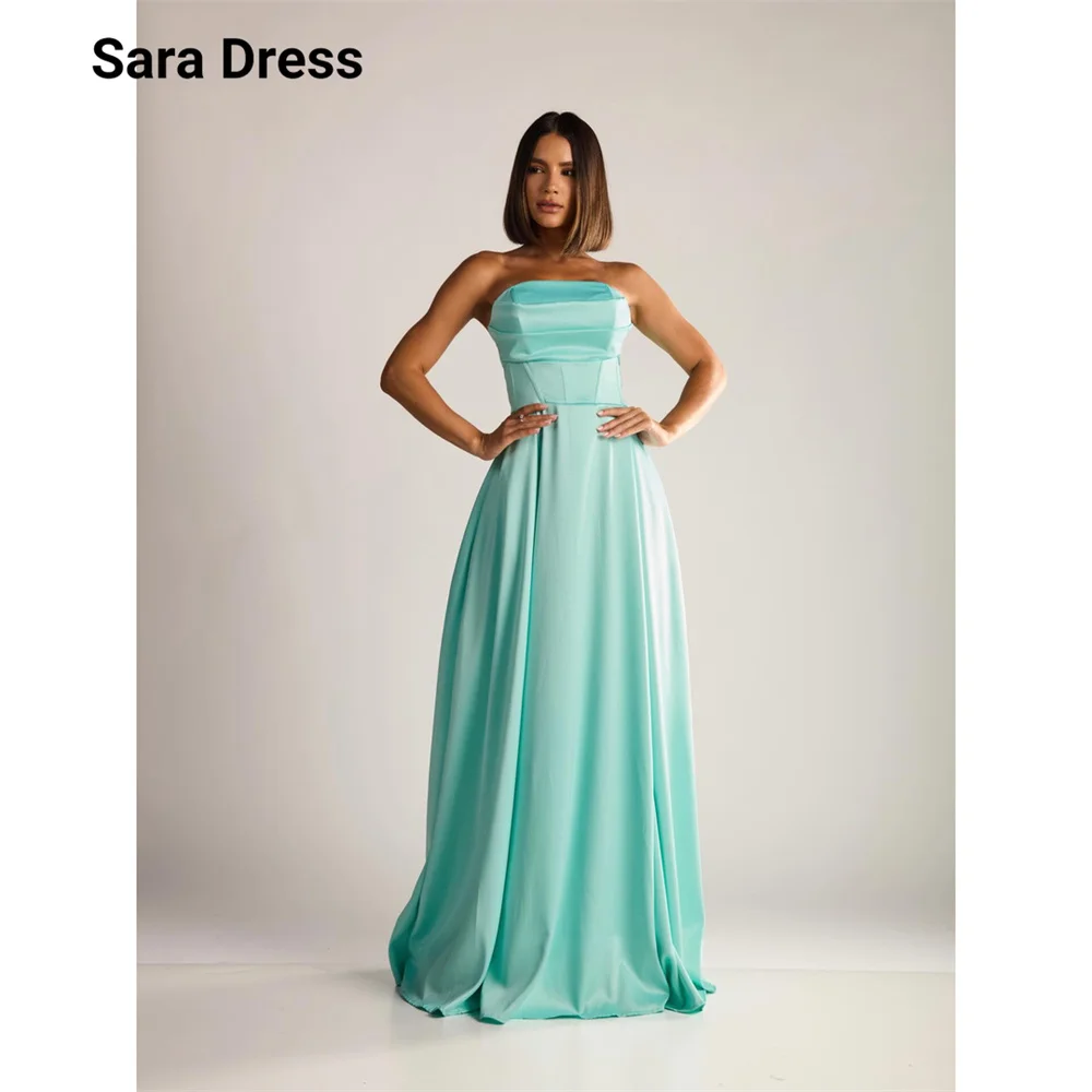 

Sara Custom A-line Tube Top Sleeveless Off-shoulder Elegant Dresses Woman for Evening Party Dresses Luxury 2026 Ball Gown Dress