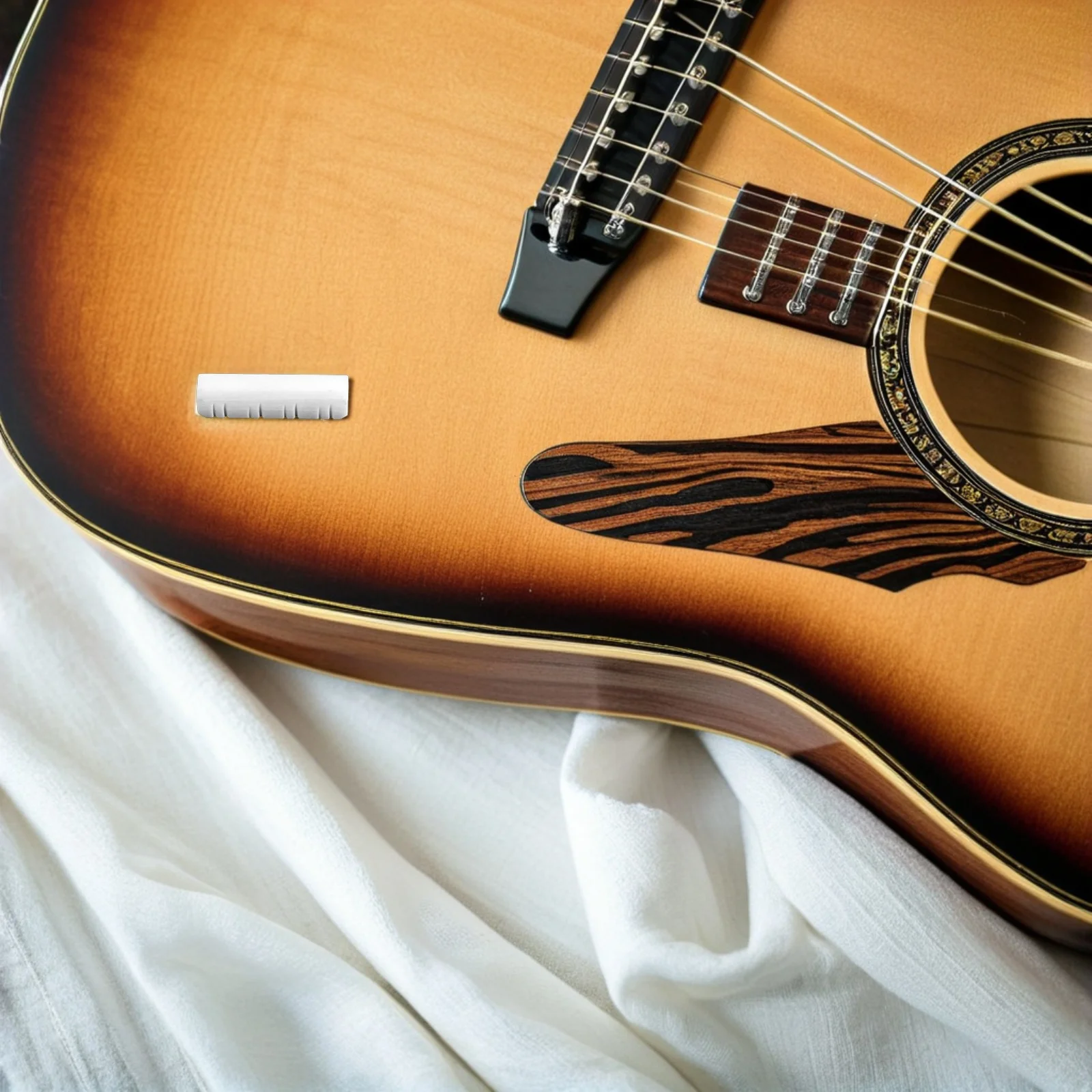 

8 String Guitar Bone Nuts Slotted Oxen Parts Acoustic Electric High Quality Durable Guitar Accessories Nut