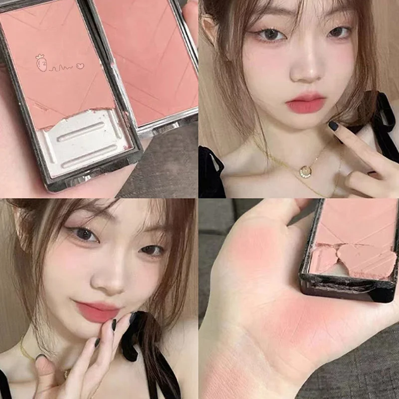 

[TW] 1Pc Girl Blush Peach Makeup Palette | 6 Colors Blusher | Nude Brown Contour | Korean Natural Rouge | Cheek Tint Cosmetics