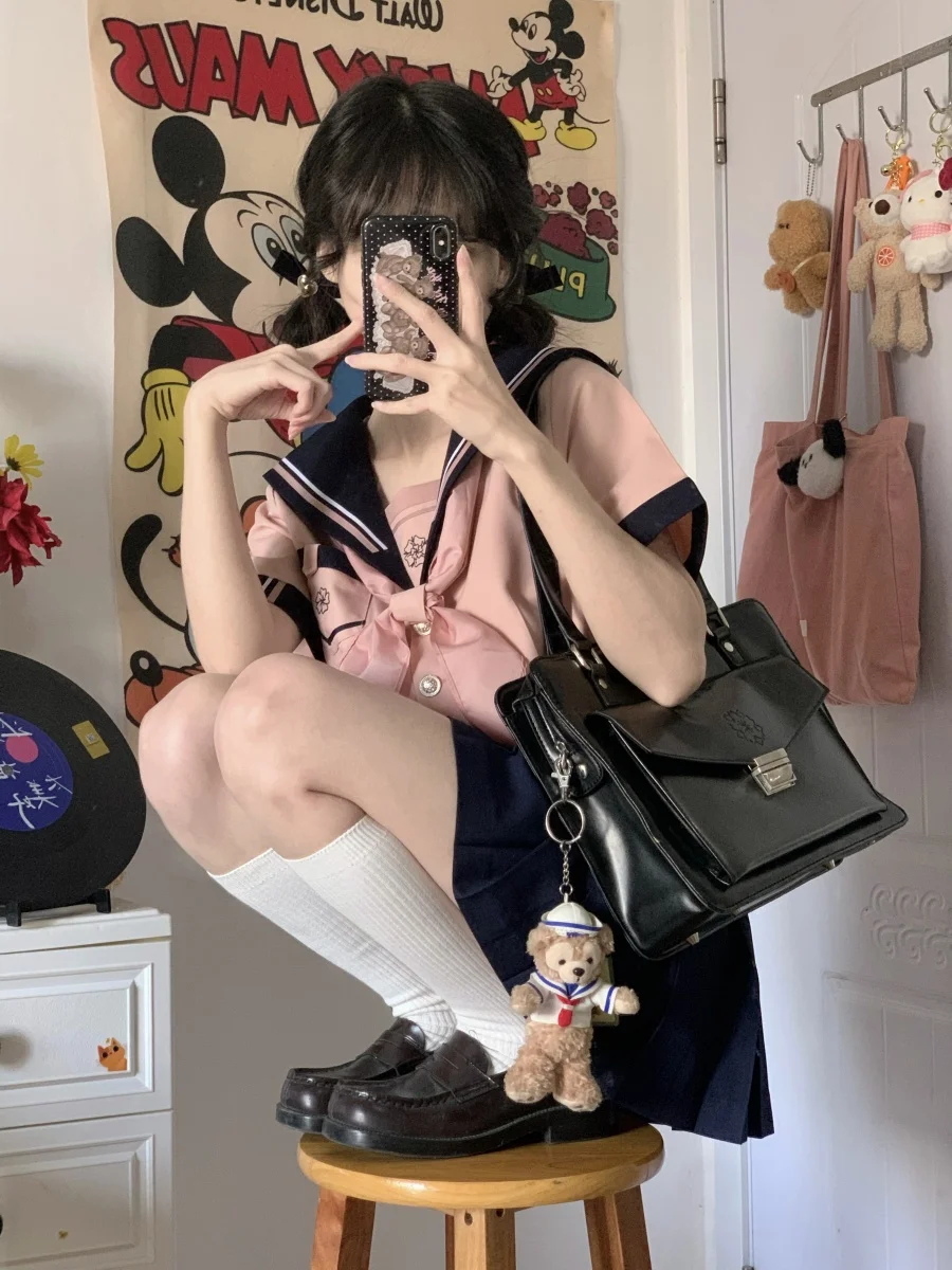 

Harajuku Jk Suit Uniform Original Genuine Skirt Sailor Summer New Style College Class School Supply Sweet Girl Gift Daily Cloth