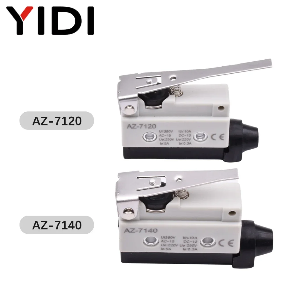 10A 250V AZ Waterproof Microswitch Travel Micro Limit Switch Small Horizontal Roller Lever AZ-7312 AZ-7311 AZ-7121 AZ-7310 TZ