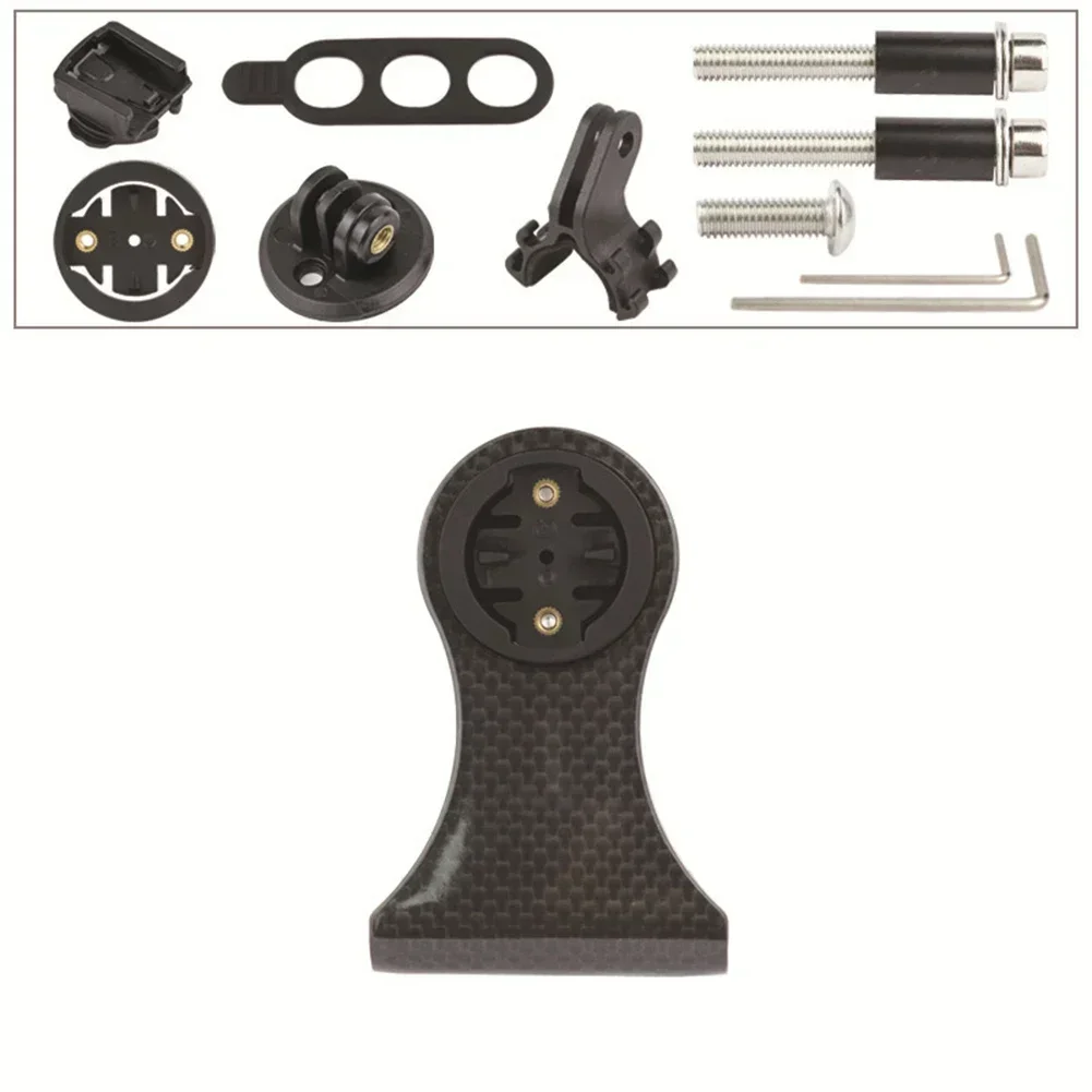 

Bike Performance Tracking Mount Bike Accessories Stability Bracket Carbon Fiber Bracket Compatible With Stopwatches